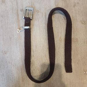 The Sak Brown Woven Belt- Size Small